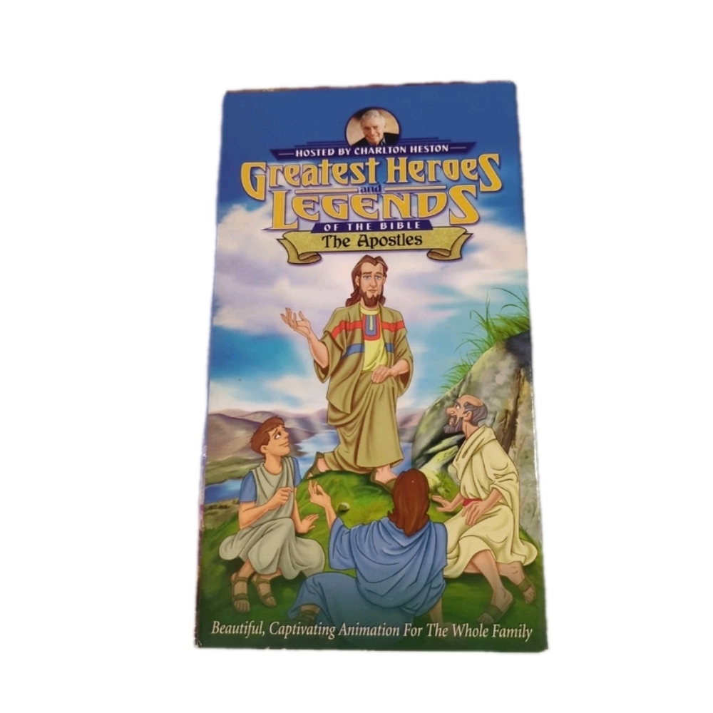 6/$15 Greatest Heroes and Legends of the Bible: The Apostles (VHS, 1998/2001)